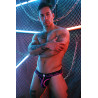 Breedwell Jockstrap Equalizer Noir-Rose neon